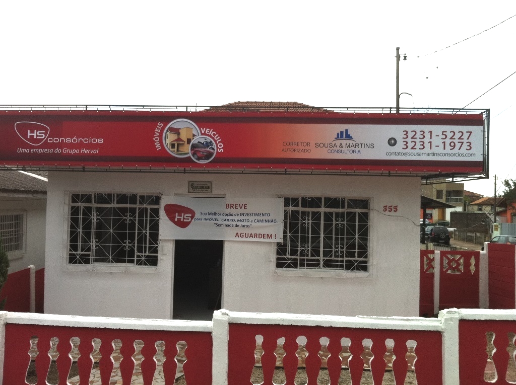 Sousa & Martins Consultoria (Corretor Autorizado da HS Consórcios I Avenida do Ouro, n° 355, Centro - Carambeí/PR